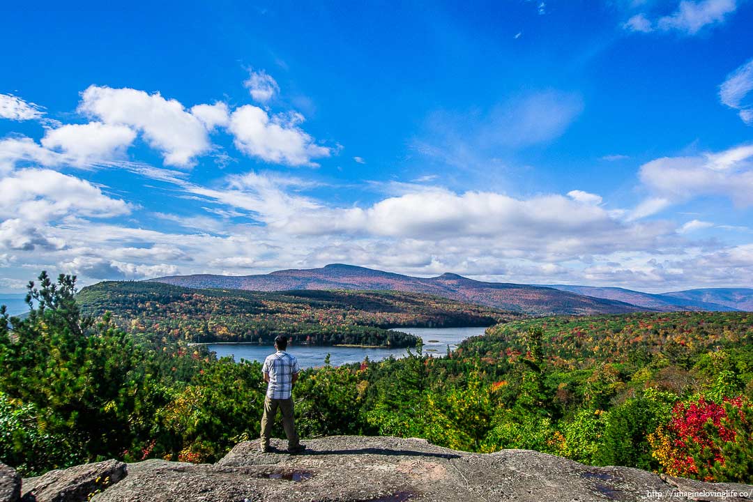 catskills sunset rock